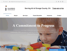 Tablet Screenshot of childrenslearningconnection.com